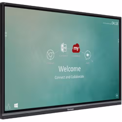 Viewsonic IFP6550-2EP tableau blanc interactif et accessoire 64.5" 3840 x 2160 pixels Écran tactile Noir - Vue supplémentaire 2
